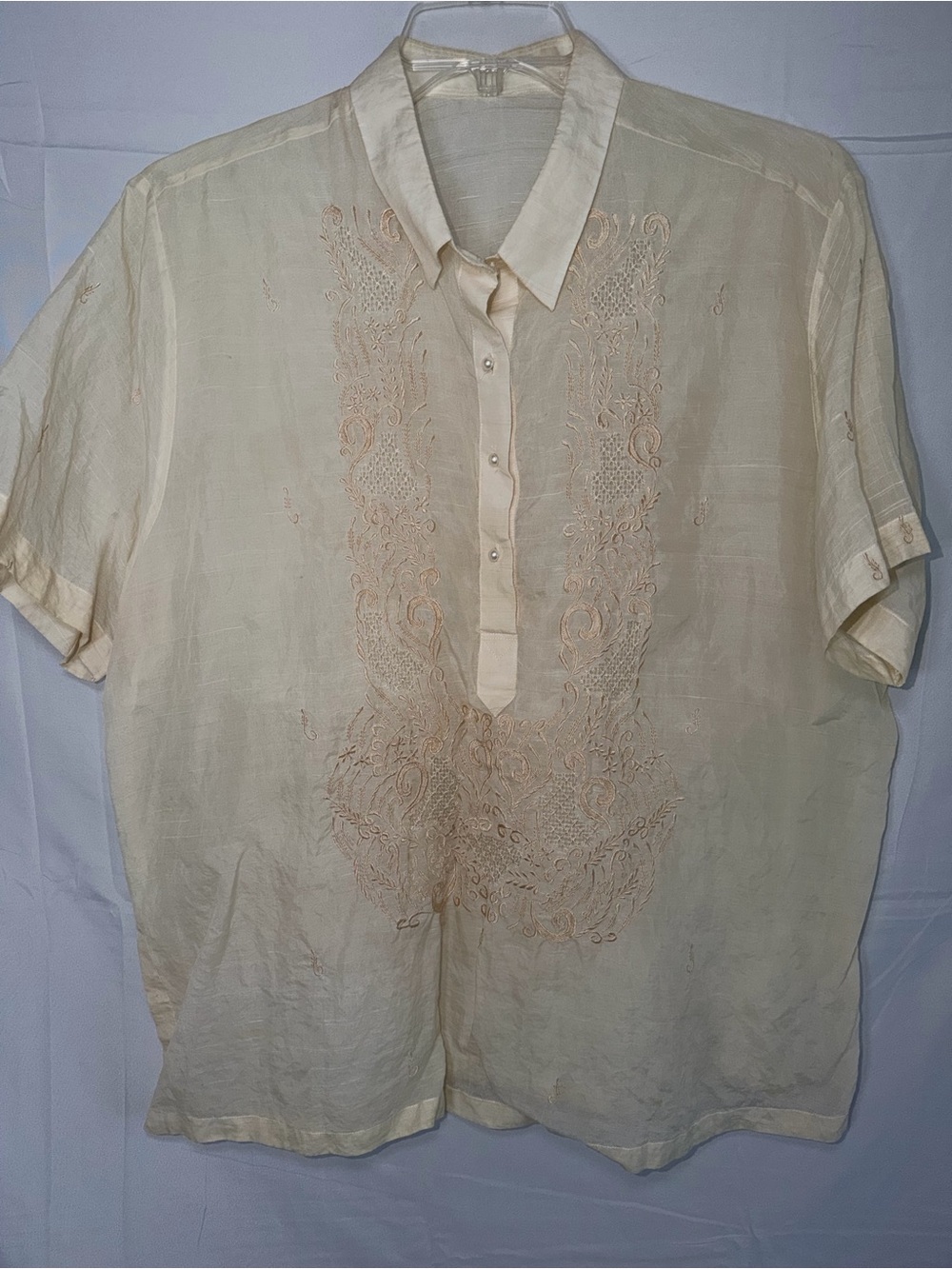 Traditional Filipino Barong Tagalog